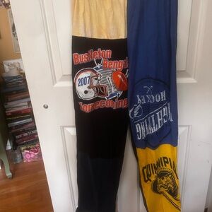 Patchwork lounge pants! (Sport themed)